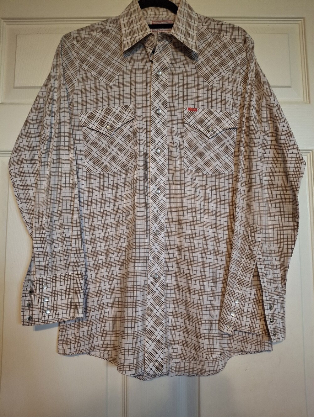 ELY PLAINS Men's Western Pearl Snap Long Sleeve Shirt